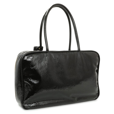 Miu Miu Black Patent Beau Top Handle Bag Handbags Miu Miu