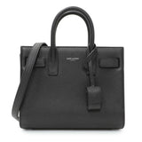 Saint Laurent Black Grained Calfskin Nano Sac De Jour