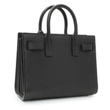 Saint Laurent Black Grained Calfskin Nano Sac De Jour