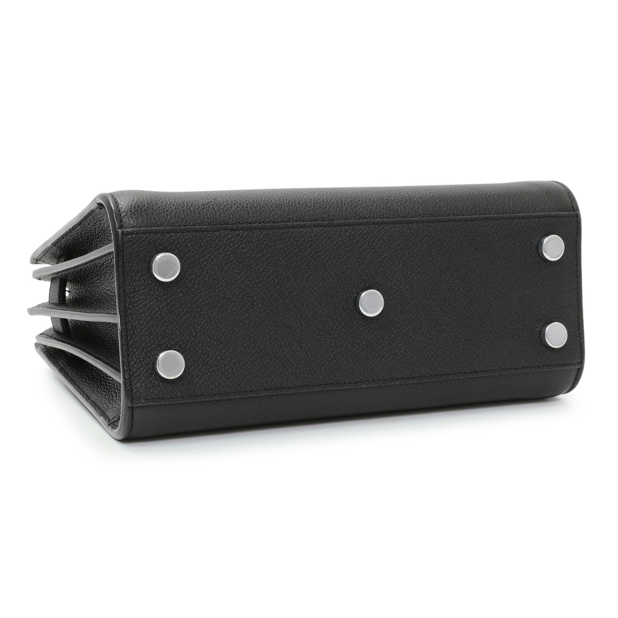 Saint Laurent Black Grained Calfskin Nano Sac De Jour