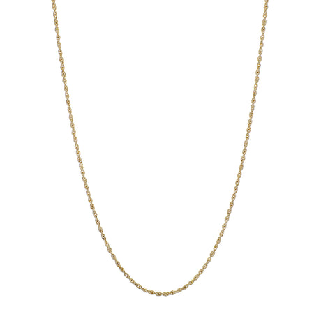 10K Yellow Gold Rope Chain Fine Jewellery Modaselle