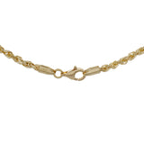 10K Yellow Gold Rope Chain Fine Jewellery Modaselle