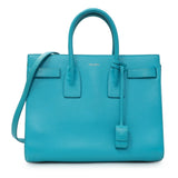 Saint Laurent Blue Calfskin Small Sac De Jour Handbags Saint Laurent