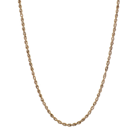 10K Yellow Gold Rope Chain Fine Jewellery Modaselle