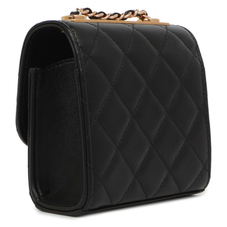 Chanel Black Quilted Lambskin Mini Trendy CC Clutch With Chain