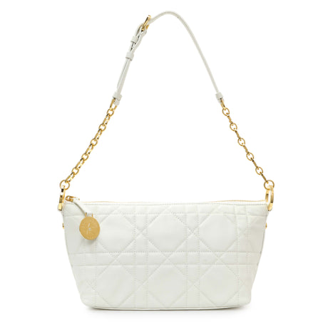 Christian Dior Latte Macrocannage Lambskin Diorstar Hobo Bag With Chain Handbags Christian Dior