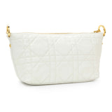 Christian Dior Latte Macrocannage Lambskin Diorstar Hobo Bag With Chain Handbags Christian Dior