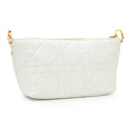 Christian Dior Latte Macrocannage Lambskin Diorstar Hobo Bag With Chain Handbags Christian Dior