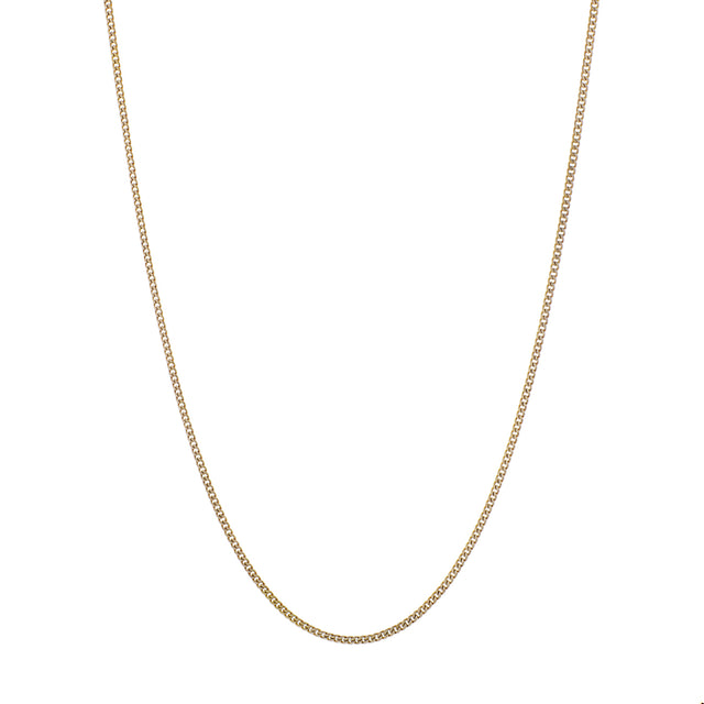10K Yellow Gold Italian Curb Chain Fine Jewellery Modaselle