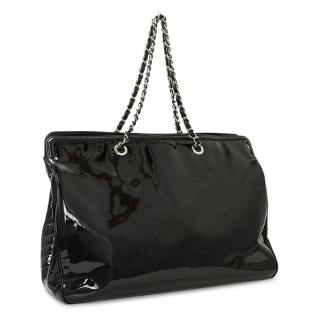 Chanel Black Vinyl Lipstick XLTote Handbags Chanel