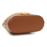 Valentino Raffia Calfskin Vlogo Bucket Bag Handbags Valentino