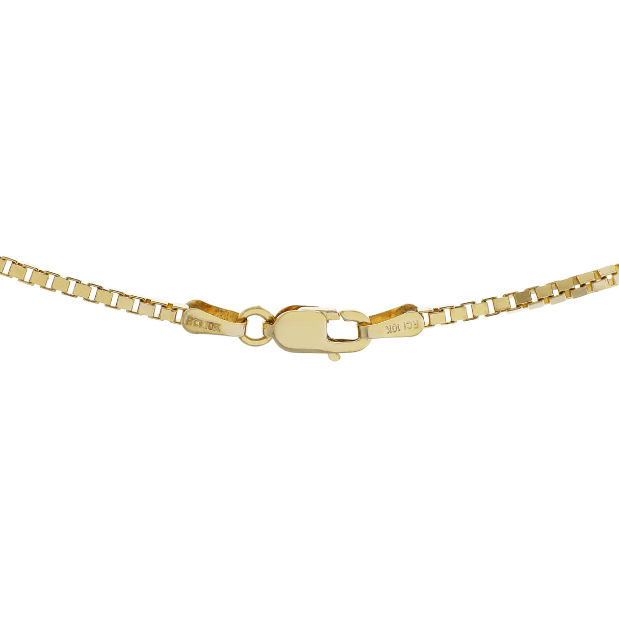 10k Yellow Gold Box Chain Fine Jewellery Modaselle
