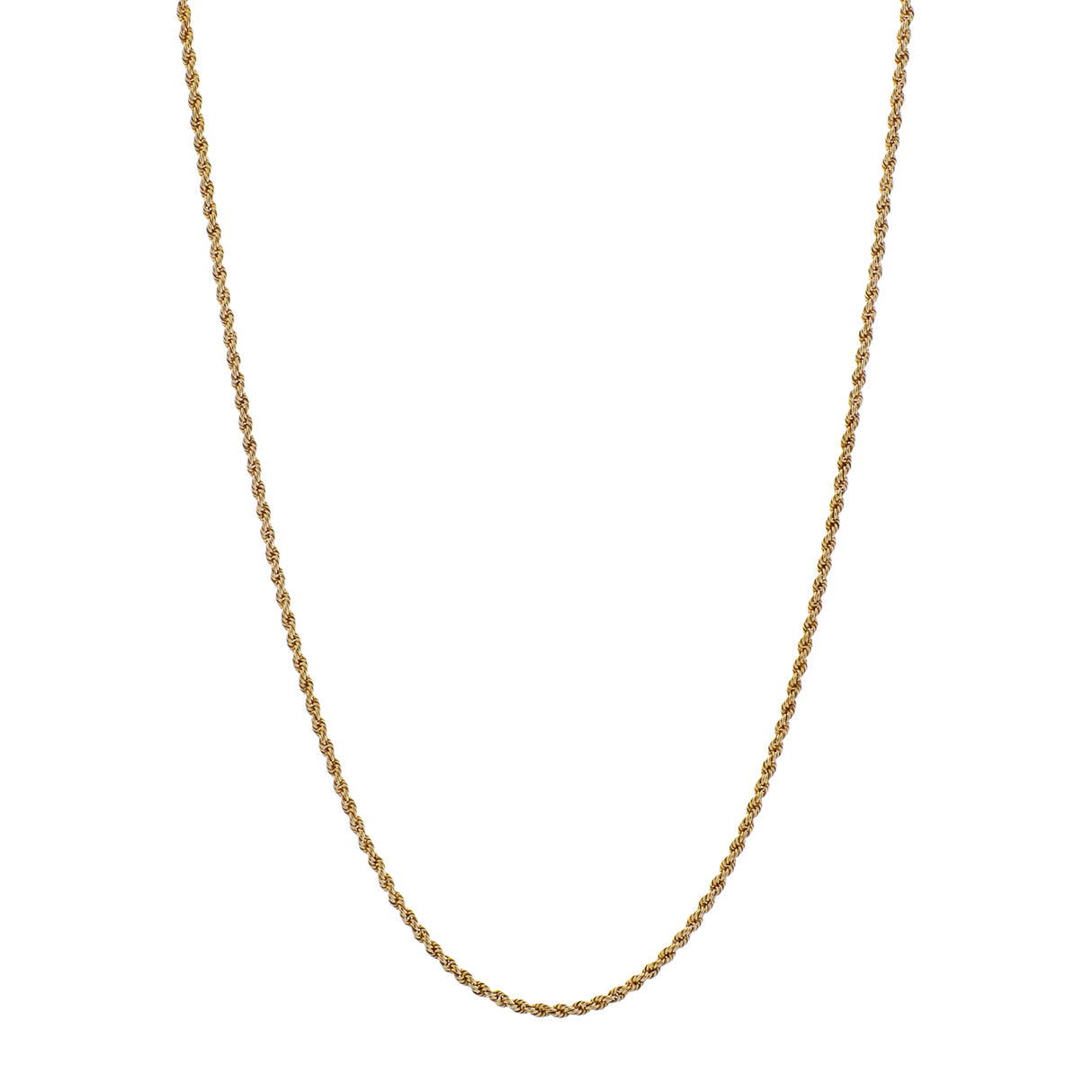 Chopard 18K Yellow Gold Rope Necklace Designer Jewellery Chopard
