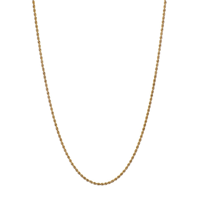 Chopard 18K Yellow Gold Rope Necklace Designer Jewellery Chopard