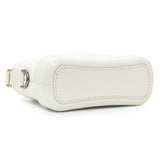 Chanel White Aged Calfskin Quilted Small Gabrielle Hobo Handbags Chanel