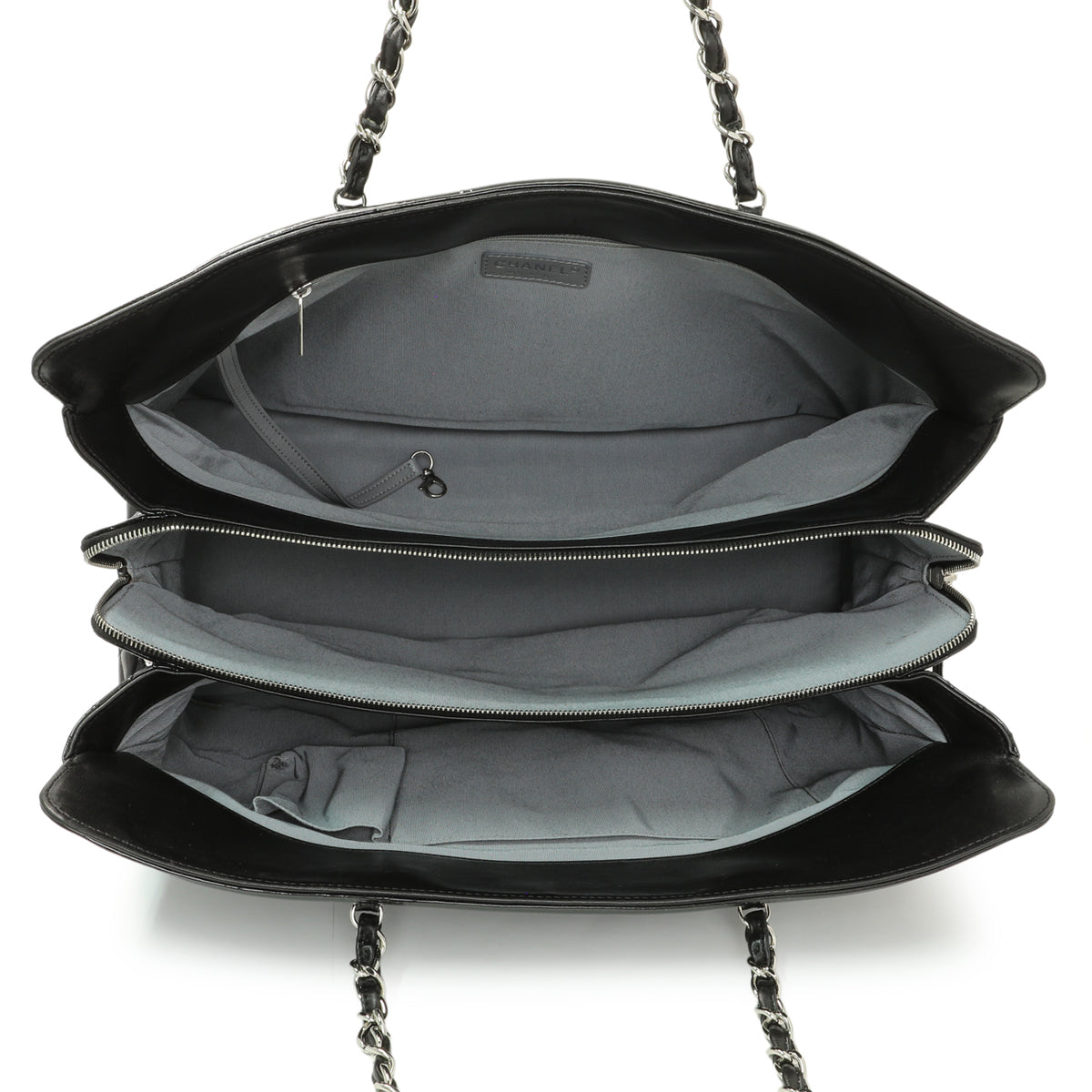 Chanel Black Vinyl Lipstick XLTote Handbags Chanel