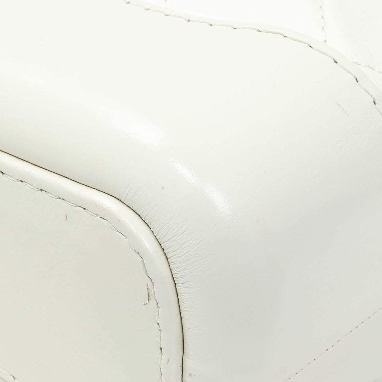 Chanel White Aged Calfskin Quilted Small Gabrielle Hobo Handbags Chanel
