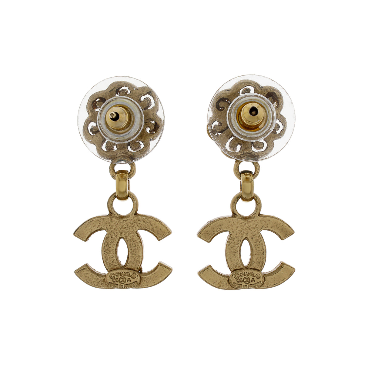 Chanel CC Drop Earrings Designer Jewellery Chanel