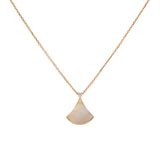 Bulgari 18K Rose Gold Diamond Mother of Pearl Divas’ Dream Necklace Designer Jewellery Bulgari
