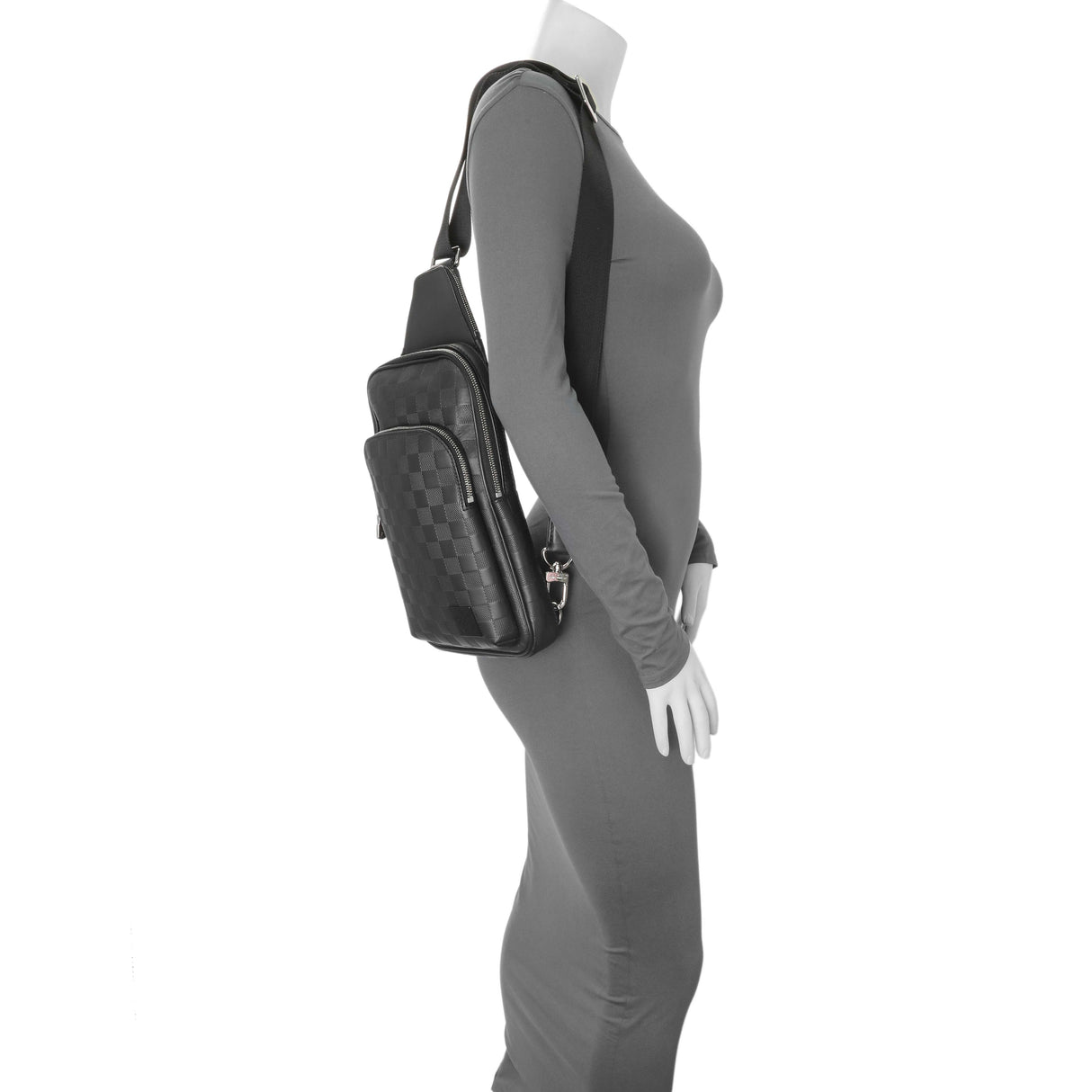 Louis Vuitton Damier Onyx Avenue Sling Bag NM Handbags Louis Vuitton