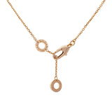 Bulgari 18K Rose Gold Diamond Mother of Pearl Divas’ Dream Necklace Designer Jewellery Bulgari