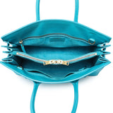 Saint Laurent Blue Calfskin Small Sac De Jour Handbags Saint Laurent