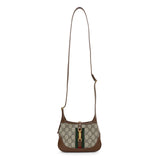 Gucci Beige Ebony Brown Sugar GG Supreme Monogram Azalea Calfskin Web Mini Jackie 1961 Hobo Handbags Modaselle