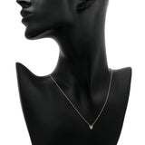 Tiffany & Co. 18K Yellow Gold Diamonds by the Yard Heart Necklace Designer Jewellery Tiffany and Co