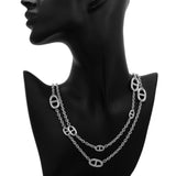 Hermes Sterling Silver Farandole Necklace 120 Designer Jewellery Hermes