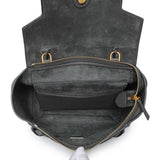 Celine Grey Grained Calfskin Micro Belt Bag