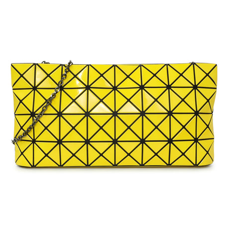 Bao Bao Issey Miyake Yellow PVC Clutch Handbags Bao Bao Issey Miyake