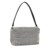 Alexander Wang Black Silver Mesh Crystal Rhinestone Mini Heiress Pouch Handbags Alexander Wang