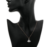Bulgari 18K Rose Gold Mother of Pearl Diamond Divas’ Dream Necklace Designer Jewellery Chanel