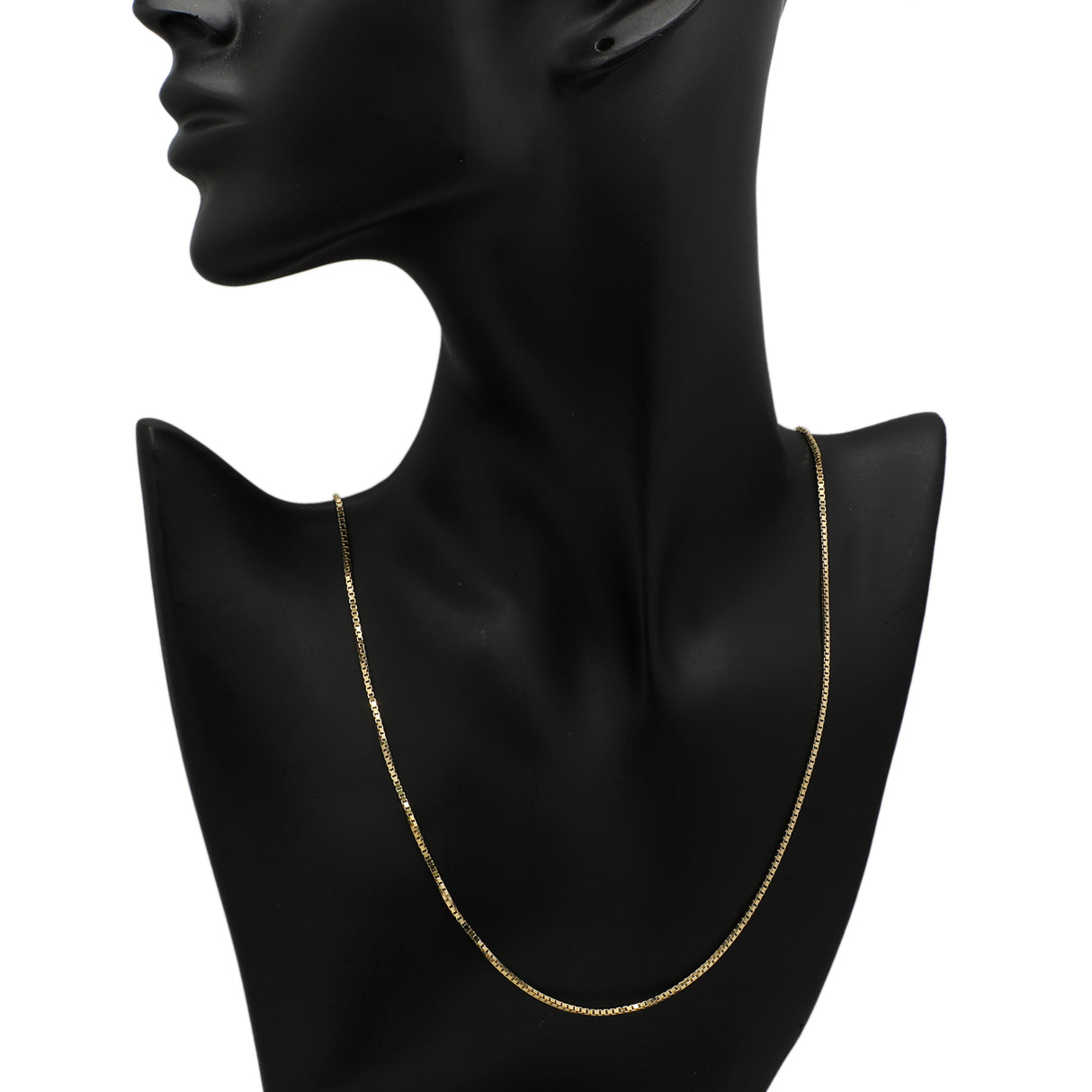 10k Yellow Gold Box Chain Fine Jewellery Modaselle