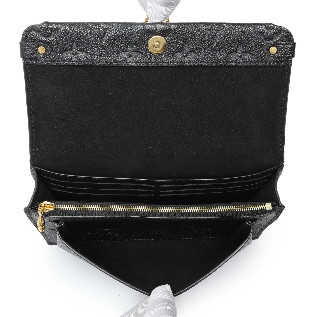 Louis Vuitton Black Empreinte Vavin Chain Wallet