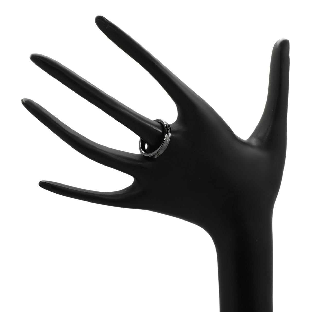 Tiffany & Co. Titanium 1837 Narrow Ring Designer Jewellery Louis Vuitton