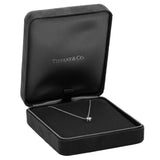 Tiffany & Co. Platinum Solitaire Diamond Pendant Designer Jewellery Tiffany and Co