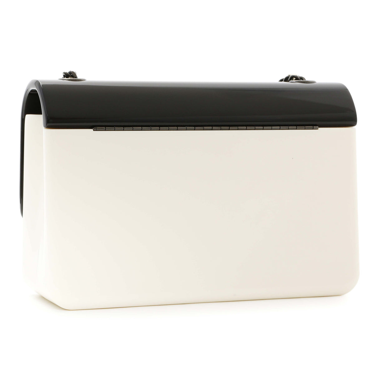 Chanel Black White Plexiglass Plexi Coco Bag Handbags Chanel