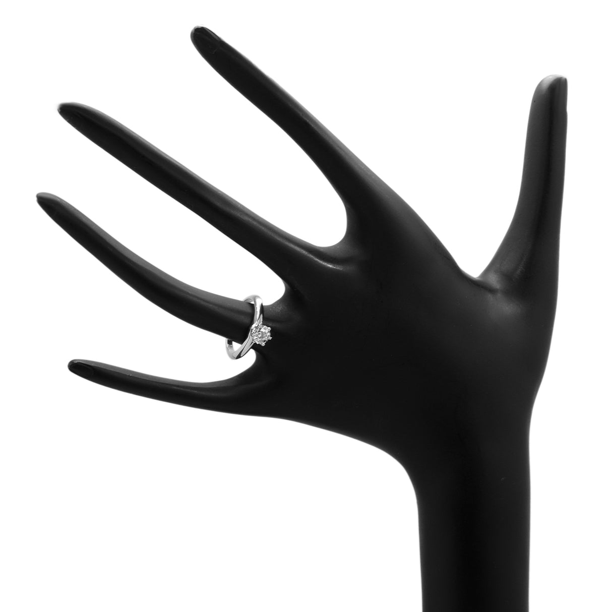 Tiffany & Co. Platinum 0.54 Carat Diamond Solitaire Engagement Ring Designer Jewellery Tiffany and Co