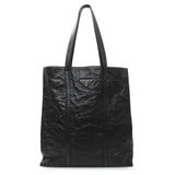 Prada Black Nappa Antique Tote Handbags Prada