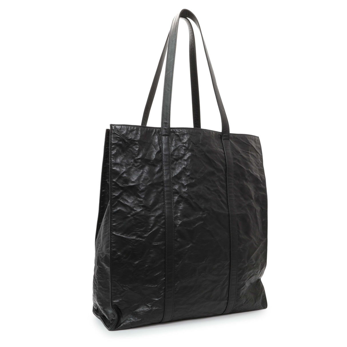 Prada Black Nappa Antique Tote Handbags Prada