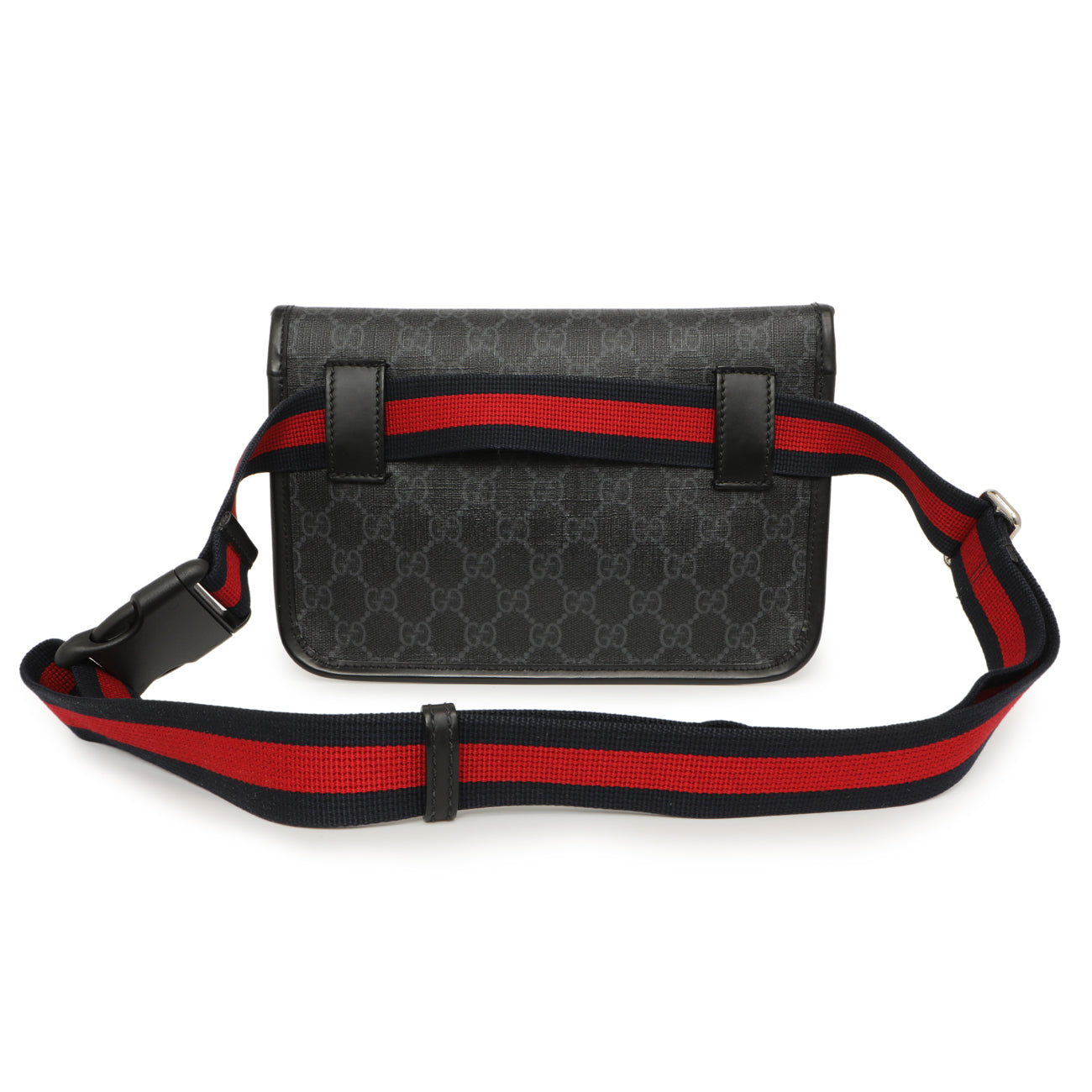 Gg supreme belt bag black sale