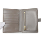 Celine Grey Grained Calfskin Medium Multifunction Strap Wallet