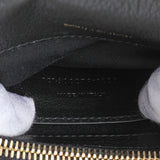 Saint Laurent Black Sheepskin Matelasse Chevron Monogram Medium College Bag