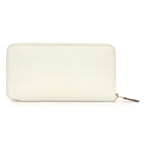 Hermes New White Evercolor Silk'in Long Wallet