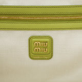 Miu Miu Green Camoscio Beau Top Handle Bag Handbags Miu Miu