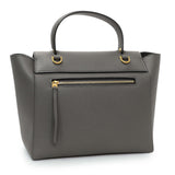 Celine Grey Grained Calfskin Micro Belt Bag