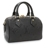 Louis Vuitton Black Empreinte Monogram Giant Speedy Bandouliere 20