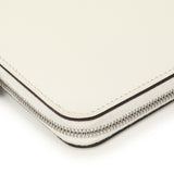 Hermes New White Evercolor Silk'in Long Wallet