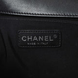 Chanel Black Quilted Calfskin Medium Boy Flap Handbags Chanel